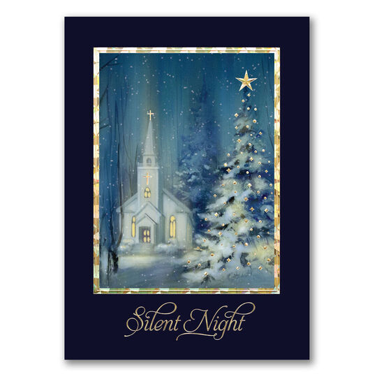 Silent Winter Night Holiday Cards